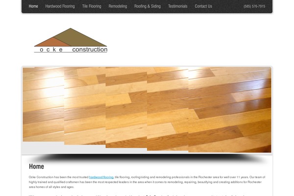 ockeconstruction.com site used Arctica