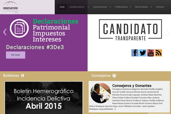 Observatorio theme site design template sample