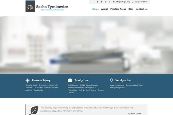 Lawyer theme site design template sample