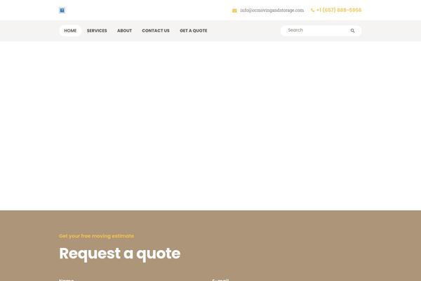 MoveMe theme site design template sample