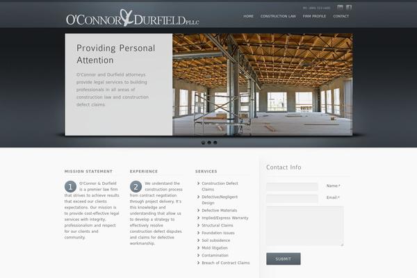 inFocus theme site design template sample