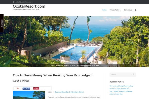 Site using Simple Social Expandable plugin