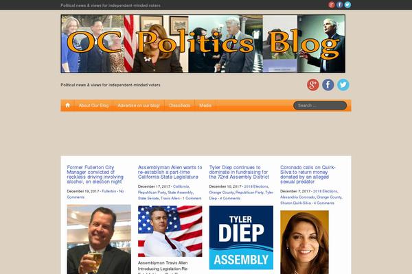Alaska-blog theme site design template sample