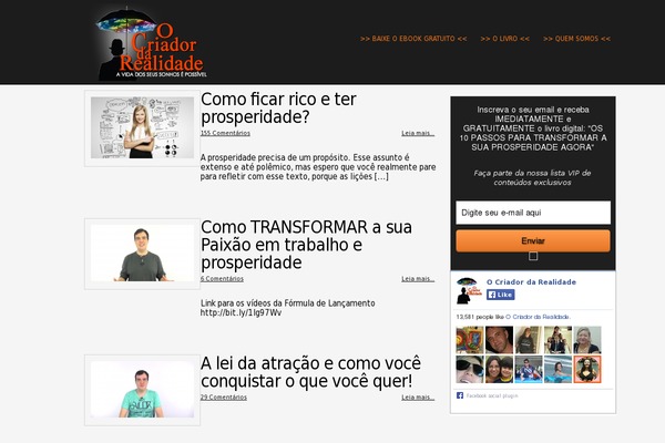 ocriadordarealidade.com.br site used Chillnews