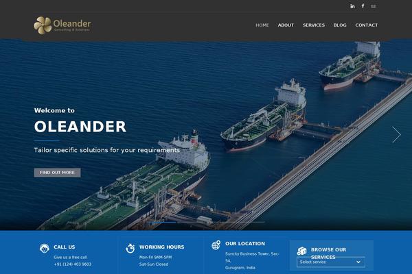 Cargo theme site design template sample