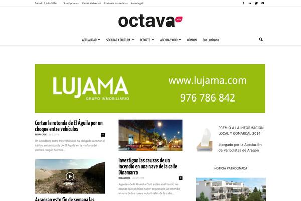 Newspaper theme site design template sample