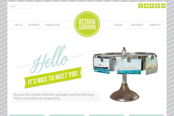 Tortuga theme site design template sample