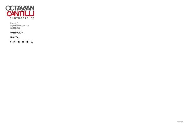 octaviancantilli.com site used Solofolio6