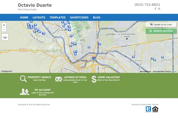 turnkey-map theme websites examples