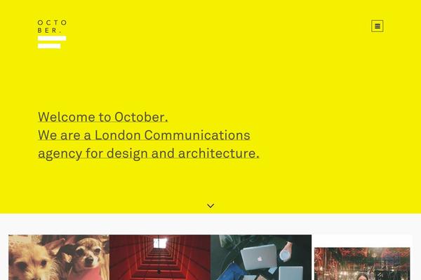 octobercomms.com site used October