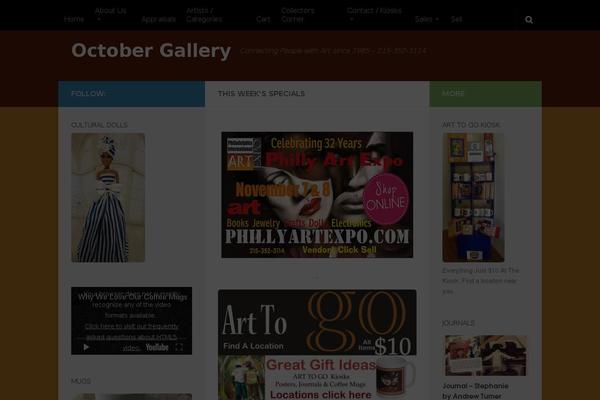 octobergallery.com site used eCommerce Star