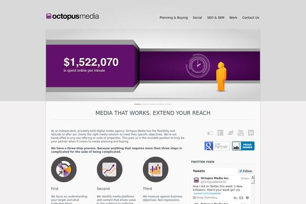 Salutation theme site design template sample