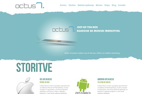 octus7.si site used Octus7.si