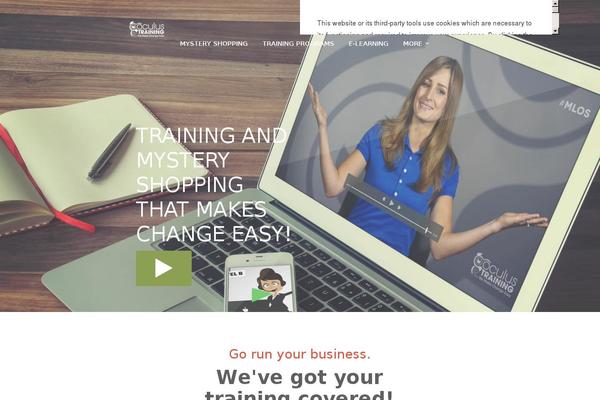 Oculus theme site design template sample