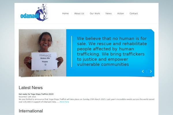 Charity theme site design template sample