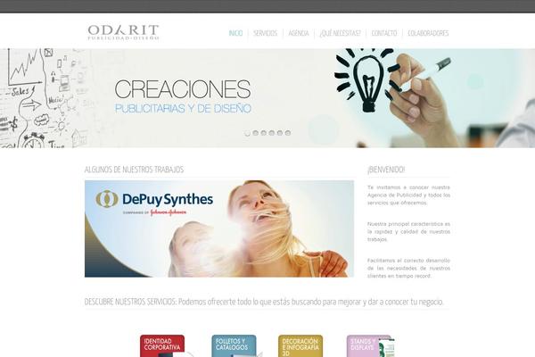 Inspire theme site design template sample