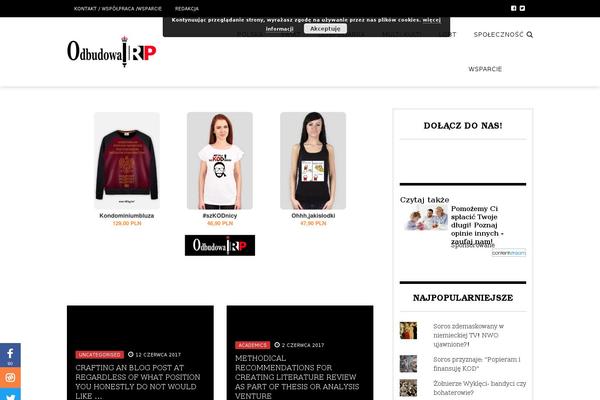 Eximious Magazine theme site design template sample