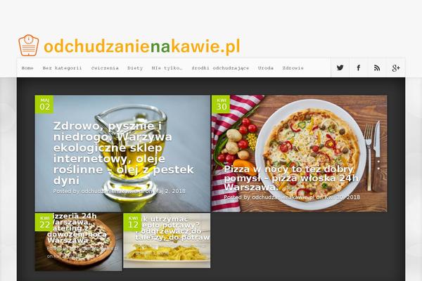 Nexus Child theme site design template sample