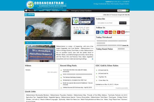 Site using Add Twitter, Facebook Like, Google plus one Social share plugin