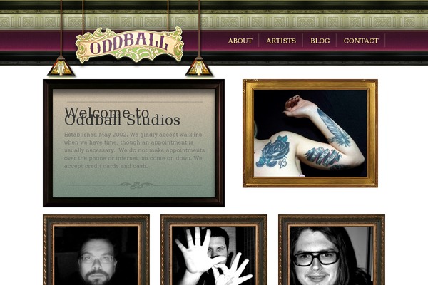 oddballstudios.com site used Oddball