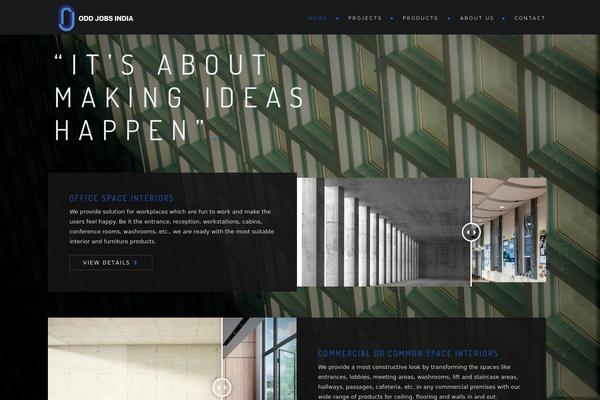 Archi theme site design template sample