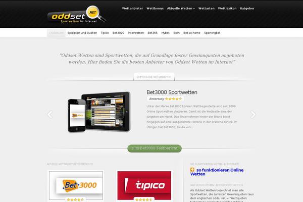 InReview theme site design template sample