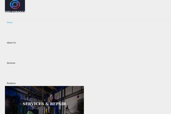 Impreza Child theme site design template sample