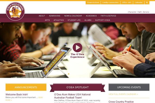 odea.org site used Odea-high-school
