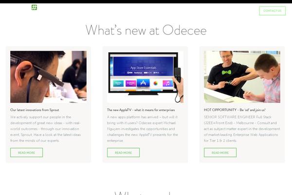 AeonBlog theme site design template sample