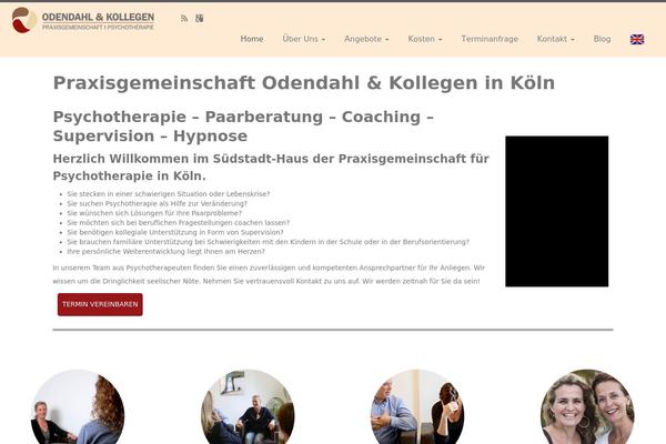 Evident theme websites examples