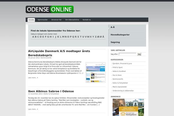 The Station theme site design template sample
