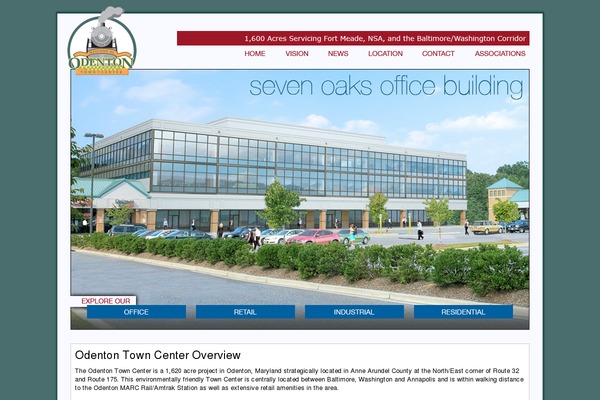 odentontowncenter.com site used Twenty Ten