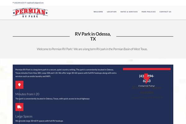 odessatxrvpark.com site used X | The Theme