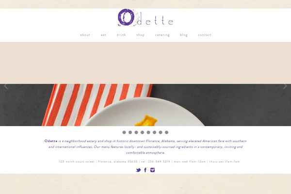 odettealabama.com site used Odette