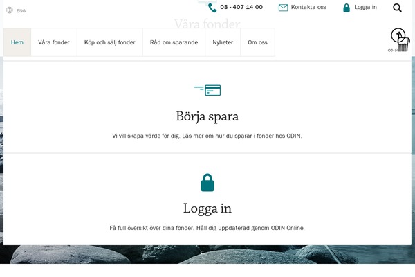 odinfonder.se site used Odin