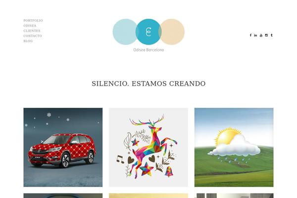 Van theme site design template sample