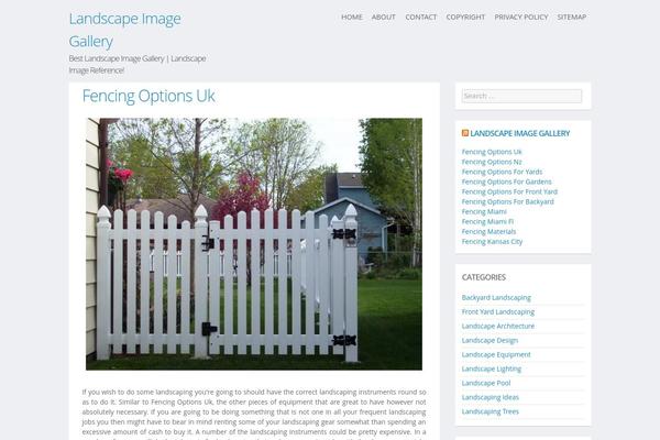 Piedmont theme site design template sample