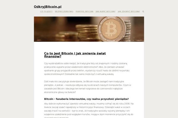 odkryjbitcoin.pl site used Basic-theme