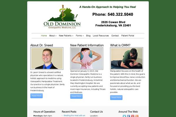 Chameleon theme site design template sample
