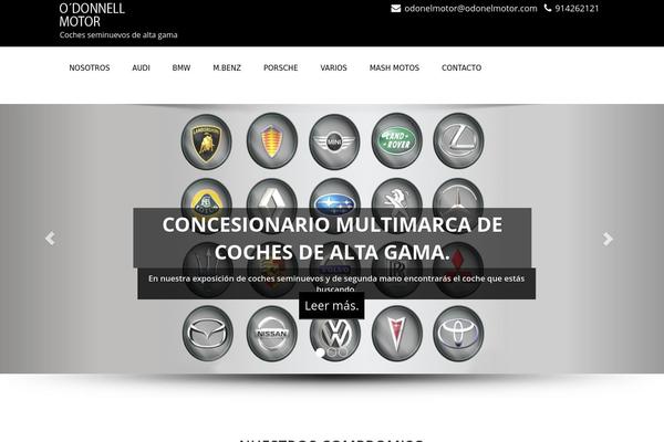 Enigma theme site design template sample
