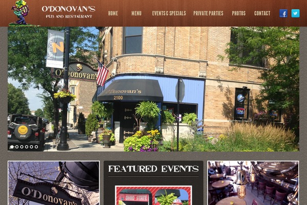 Site using Eventslider plugin