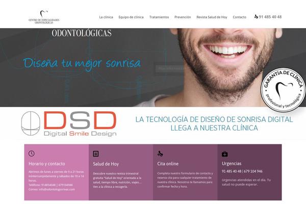 HealthCenter theme site design template sample