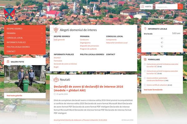 TownPress theme site design template sample