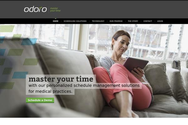 Official theme site design template sample