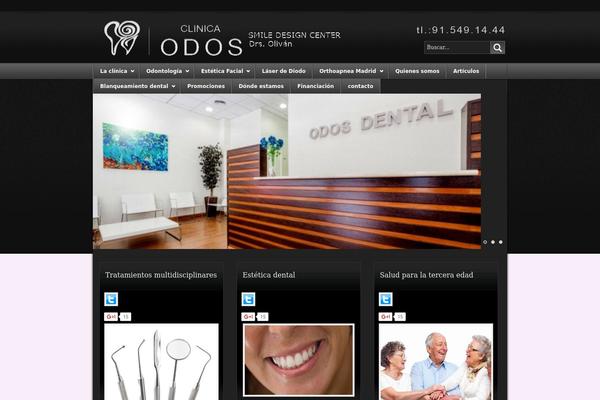 Classy theme site design template sample