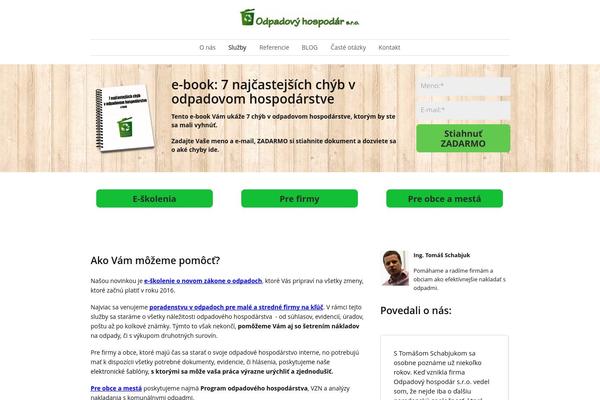 MioWeb theme site design template sample