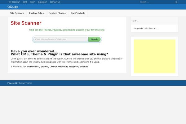 odude.com site used Guten