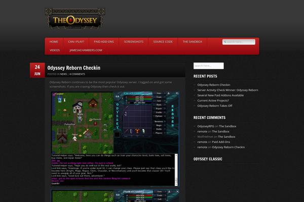 GamePress theme site design template sample