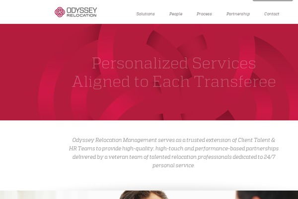 Odyssey theme site design template sample