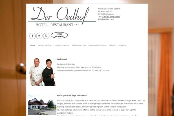 Headway theme site design template sample